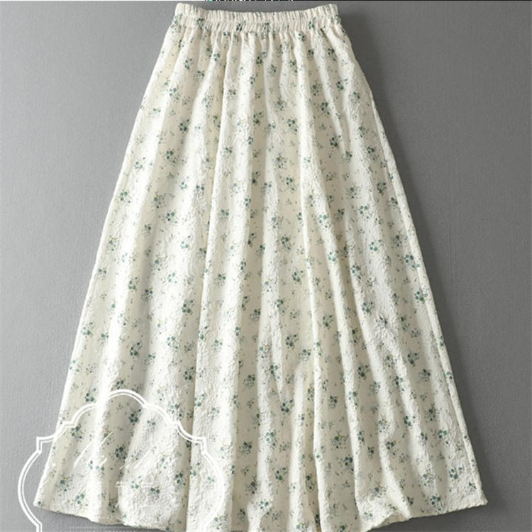 樂天商城 - 秋 夏 春 デート お出かけ キュート Aライン 花柄 ロング丈 ミドル丈 レディース