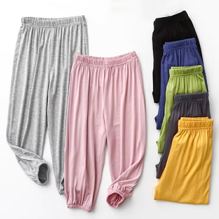 Long-Trousers, Trousers - ボトムス 子供用 超薄地 子供服 長ズボン ひんやり 透気性 軽量 ロングパンツ パジャマ ルームウェア キッズ服 男の子 女の子 ボトムス 虫刺され防止 無地 日焼け防止 部屋着 冷感素材