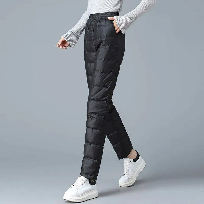 パンツ レディース 中綿 スリム 冬 真冬 暖パン あったかい スポーティ サイズ ボトムス S M L LL 3L 防寒 防風 防寒着 アウトドア ゴルフ キャンプ 屋外 スポーツ観戦 散歩 workerbee88-10005732 WBee88 パッケージ画像