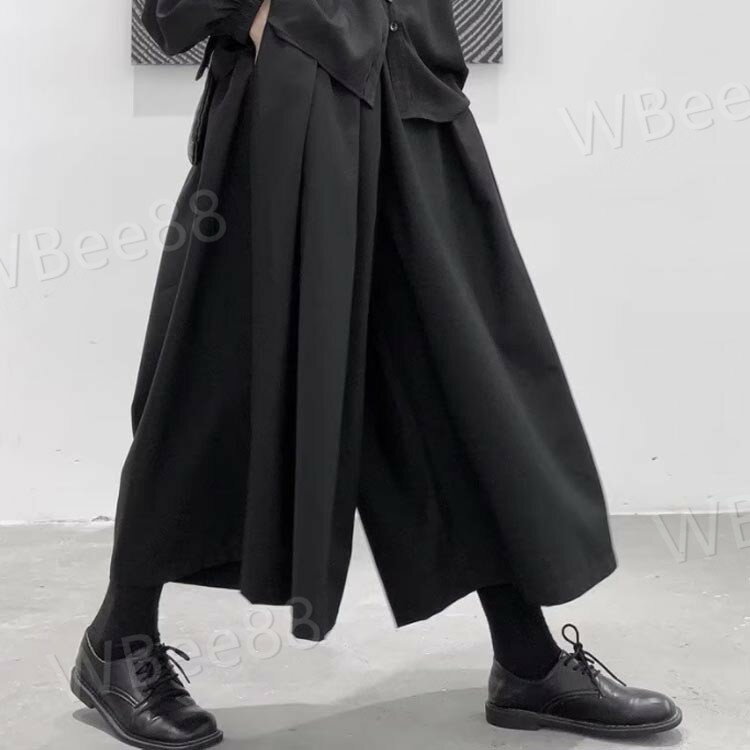 ワイドパンツ レディース 袴パンツ フレアパンツ スカンツ 無地 スカート風 袴 大きいサイズ スカーチョ モード系 メンズ サルエルパンツ 男女兼用 衣装 ハカマパンツ ゆったり ユニセックス 9分丈 個性派 きれいめ ヴィジュアル系