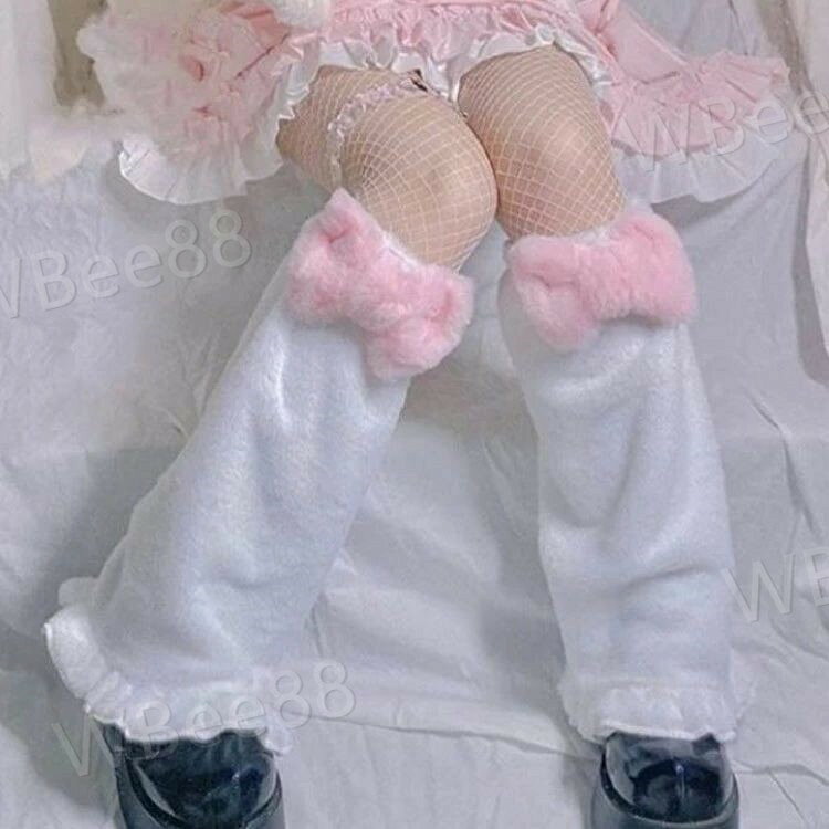 COW柄 ソックス 靴下 もこもこ ふわふわ ルーズソックス ゼブラ 起毛素材 レオパード 春 ダルメシアン ..