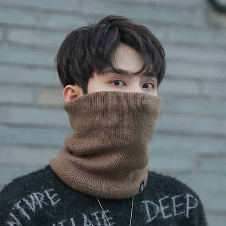 裏起毛 マフラー メンズスヌード 暖かい ネックウォーマー ゴルフ メンズ 防寒 保温 レディース ファー キッズ リブ編み バイク もこもこ 冬 ニット ボア スヌード ジュニア バイク 通勤 秋 スノーボード スポーツ スキー ニット