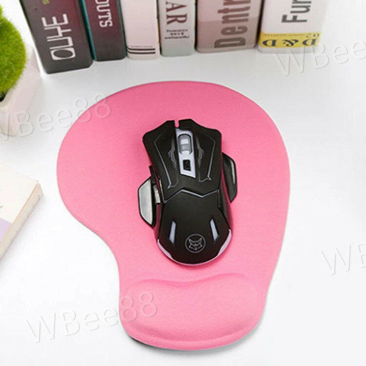 マウスパッド リストレスト マウスパット 手首保護クッション付 手首サポート 手首クッション リストレスト レーザー リストレスト一体型 光学式マウス対応 手首 軽量