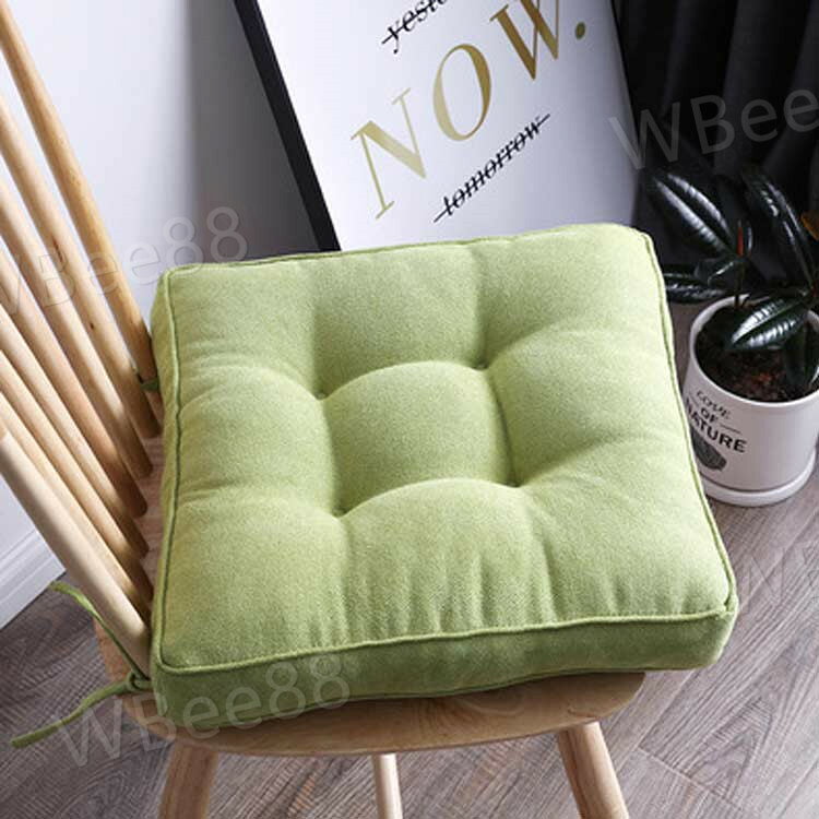 クッション 座布団 40×40 シンプル フロアクッション 厚手10cm 大きい 北欧 分厚い イス フロア 大 かわいい 在宅 ふわふわ テレワーク 床 座る 大きめ 角型 あぐら 正座 厚手 [3]