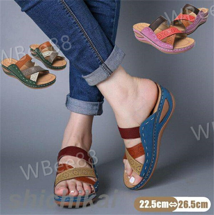 厚底 サンダル レディース 疲れない サマーサンダル 靴 レディース サンダル 歩きやすい スニーカーサ..