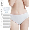 使い捨てショーツ コットン 5枚セット インナー 旅行用品 ショーツ 女性用 介護用 レディース トラベル 下着 入院用 防災 ストレッチ 衛生的 持ち運び 通気性(4)