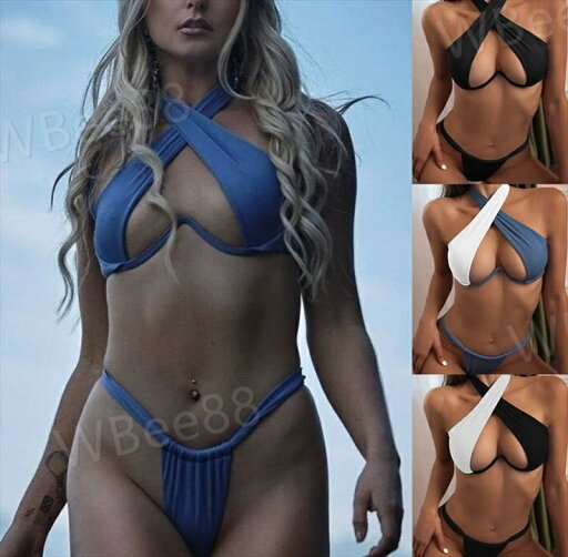 ブラジリアン ビキニ セクシー 水着 レディース 上下セット 個性的 かっこいい ホルターネック 紐ビキニ 黒 青 バイカラー 無地 シンプル 海外 水着 セパレート クロス モデル 華やか 大人っぽい かわいい グラビア 衣装 おしゃれ お洒落 トライアングル 三角 クール ブラジリアン ビキニ セクシー 水着 レディース 上下セット 個性的 かっこいい ホルターネック 紐ビキニ 黒 青 バイカラー 無地 シンプル 海外 水着 セパレート クロス モデル 華やか 大人っぽい かわいい グラビア 衣装 おしゃれ お洒落 トライアングル 三角 クール
