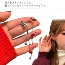 ピアス シルバーS925針 アシンメトリー サンタクロース クリスマスツリー ボール 揺れる ロングチェーン 可愛い シンプル おしゃれ レディース 金属アレルギー対応