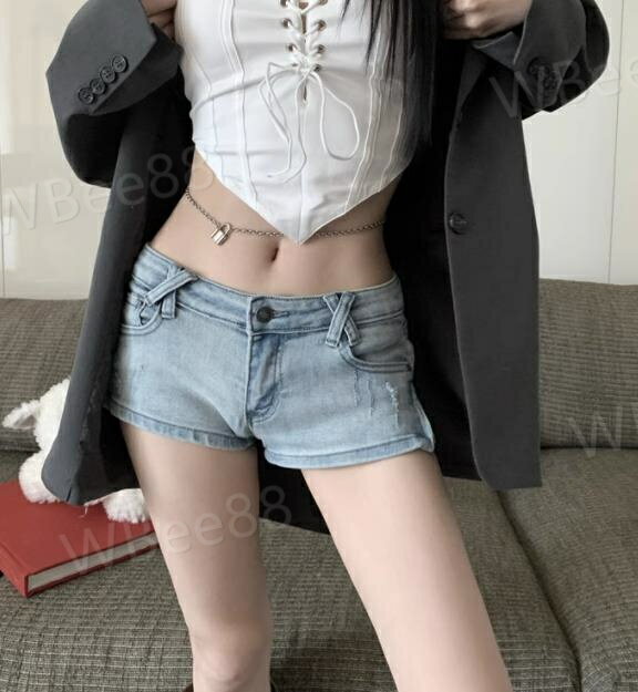 公演 デニムパンツ セクシー ローライズ マイ...の紹介画像2