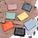 ミニ財布 レディース 使いやすい コンパクト 二つ折り財布 折りたたみ財布 ウォレット コンパクト 大容量 編み込みデザイン カード収納 カードケース ファスナーポケット 小銭入れ ラムスキン シンプル 無地 小さめ きれいめ 大人 持ち歩き カラーバリエーション(4)