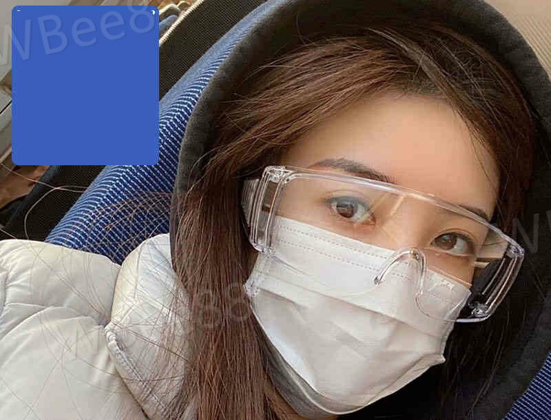 細菌飛沫防止 通気防護 眼鏡併用可能 透明 防塵 防風 目を保護 保安鏡 保護めがね 保護メガネ 5個セッ..