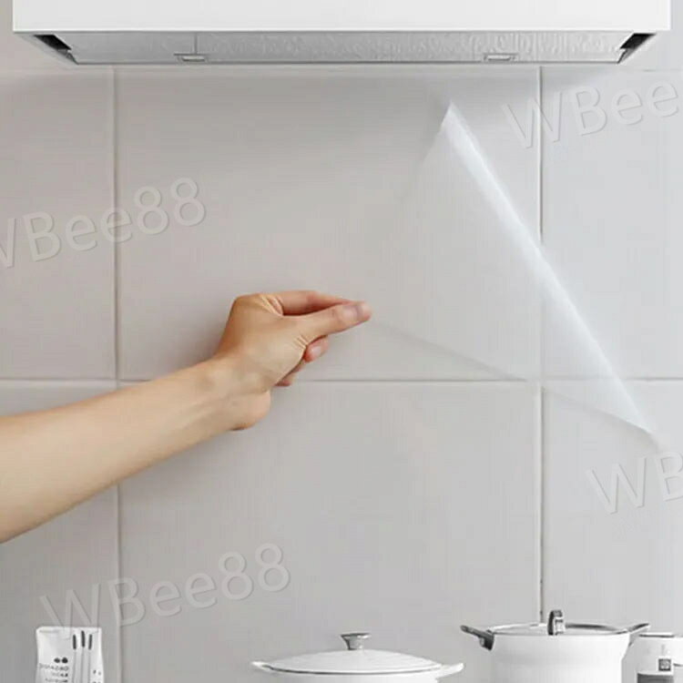 60×500cm 透明 ステッカー 汚れ防止 キッチン 防水 保護シート 防水 壁用 貼って剥がせる 抗菌 汚れ防止シート 防油 防汚 防カビ 耐熱 キッチン 台所 キッチンシート 壁紙シール リメイク ウォールステッカー インテリア DIY 貼るだけ簡単 雑貨 3