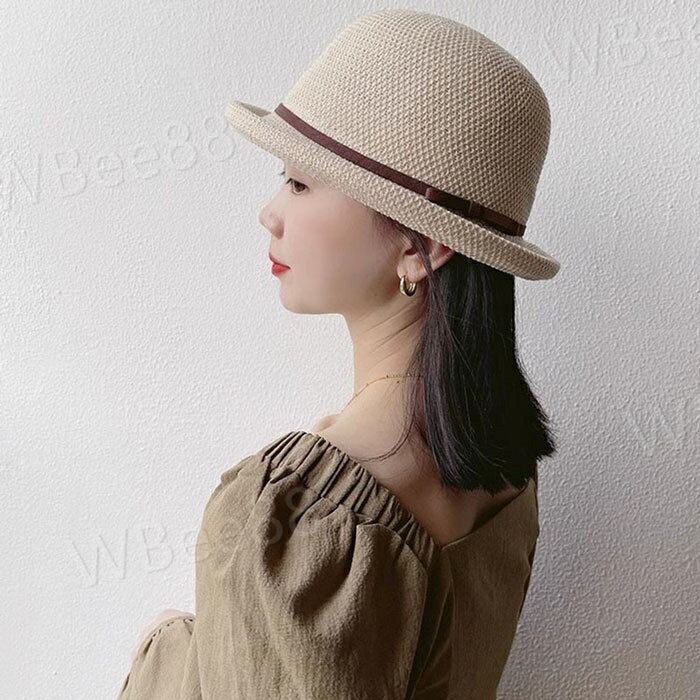 帽子 レディース 春夏 UVカット 日よけ帽子 ニットキャップ メッシュ 通気性 バケットハット 女性 麦わら帽子 日焼け止め