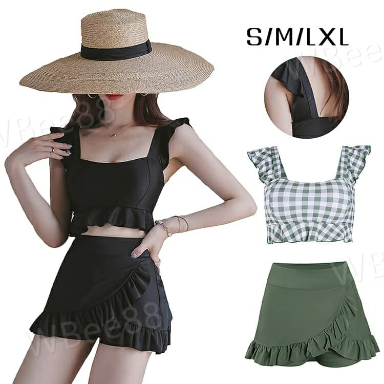 水着 ビキニ レディース水着 韓国 タンキニ セパレート 海 プール 温泉 夏 水着 みずぎ 学生 少女 体型カバー サマー