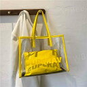 水泳バッグ スイミング 透明 夏 おしゃれ ハンドバッグ 水着バッグ ビニールバッグ レディース 透明バッグ 中学生 プールバッグ