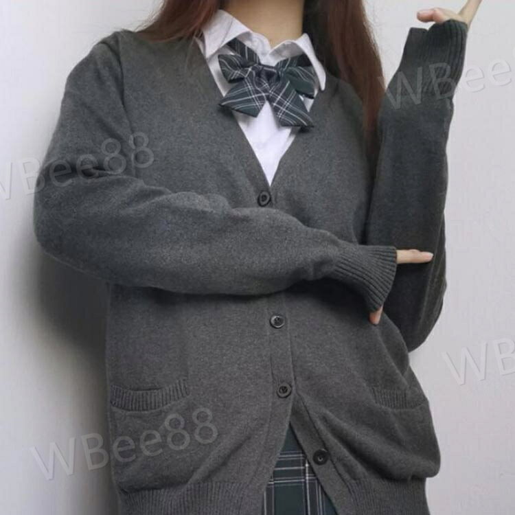 スクールカーディガン 制服 カーディガン 事務 女子高生 セーター 学生 高校生 中...