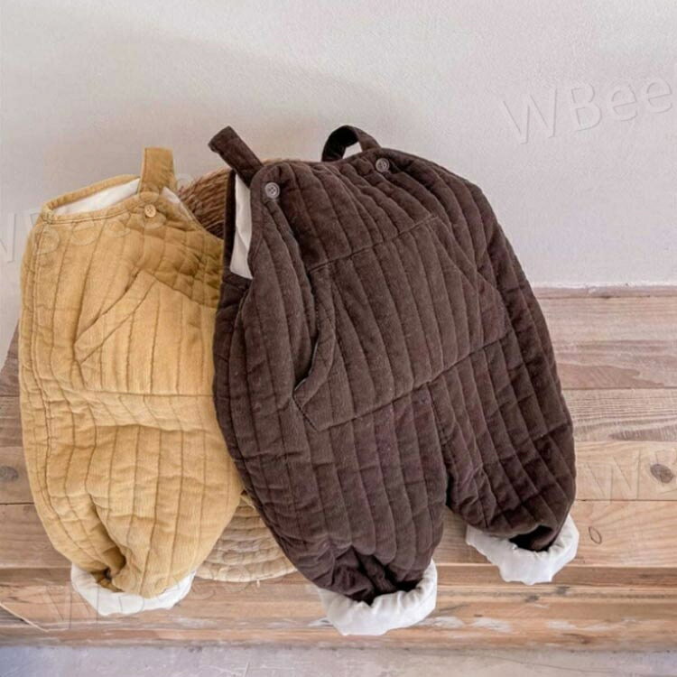 サロペット キッズ ベビー コーデュロイ 90 防寒 春 子供服 120 赤ちゃん 暖かい ...