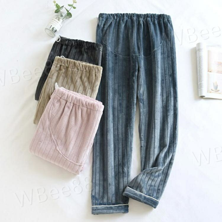 裏起毛 パンツ あったか ウエスト調整可能 ルーム マタニティ もこもこ モコモコ ふわふわ 可愛い 大きいサイズ ウエストゴム ゆったり 秋冬 春 長ズボン ロング 暖かい 厚手 防寒 無地
