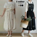 エプロン レディース 北欧風 おしゃれ 綿 刺繍 ワークエプロン ポケット付き 前掛け 洗濯可能 汚れを防ぐ 保育士 園芸 仕事 家事 キッチン用 焙煎 料理 ネイルサロン カフェ 母の日 プレゼント 選べる3色