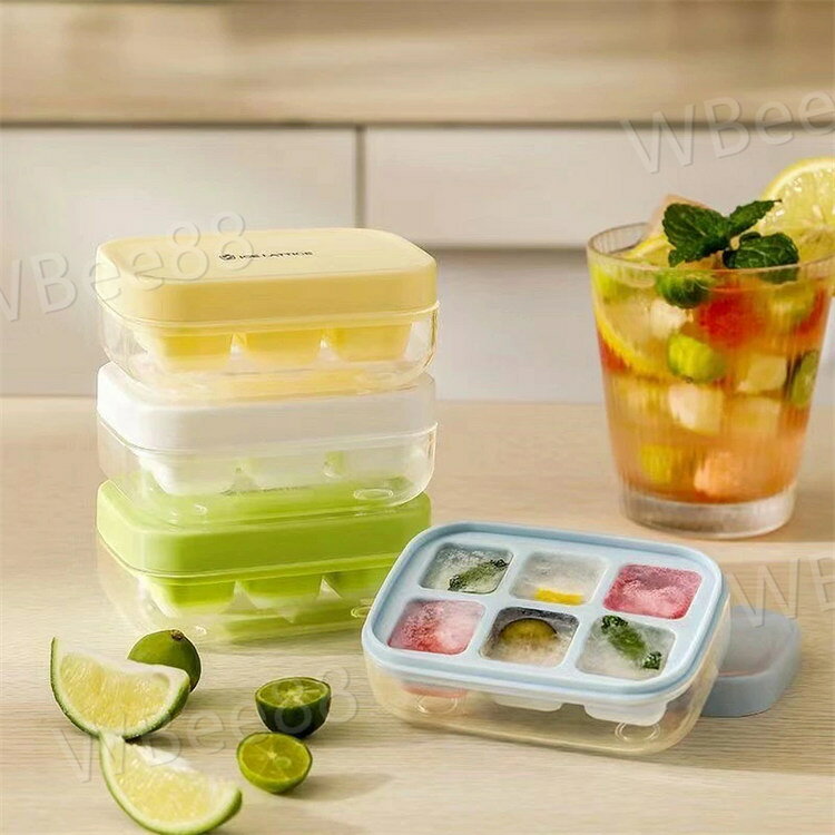 製氷皿 製氷ケース 蓋付き 10個セット 製氷器 製氷機 取り出しやすい 氷のかたまり 氷作る容器 ワンタッチ脱氷は型抜きしやすい 氷格子氷の鋳型 簡単に取り出す 四角氷 家庭用 プラスチック ウイスキーカクテル お茶 コーヒー 飲み物 ジュース お酒氷 携帯便利 キッチン用品 2