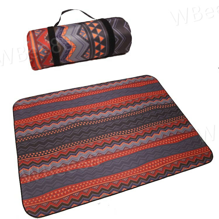 アウトドア 起毛生地 防水 レジャーマット ピクニックマット 遠足 運動会 お洒落 折り畳み 柄物 150*200cm 軽量 キャンプ お花見 花火大会 収納便利 ベルト付き 洗える レジャーシート