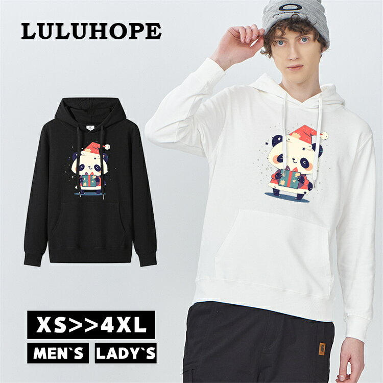 【仕様】 素材：高品質コットン　 重量：約300G カラー：ブラック、ホワイト サイズ：XS-4XL サイズ（約cm） XS：着丈60・胸囲101・肩幅45.5・袖丈56 S： 着丈62・胸囲115・肩幅47・袖丈57.5 M：着丈64.5・胸囲119・肩幅48.5・袖丈59 L： 着丈67・胸囲123・肩幅50・袖丈60.5 XL：着丈69・胸囲127・肩幅51.5・袖丈62 2XL：着丈71・胸囲131・肩幅53・袖丈63.5 3XL：着丈72.5・胸囲139・肩幅54.5・袖丈64.5 4XL：着丈73.5・胸囲143・肩幅56・袖丈65.5 ※平置き実寸計測に付きまして若干の誤差がある場合がございます。 【特徴】 ●フード&ポケット付き 存在感のある大きめのフードが特徴で、フロントには便利なカンガルーポケットが付いています。 ●高品質な素材 通気性と吸水性に優れた素材コットンを使用し、肌に優しく、柔らかな着心地を提供。静電気が起きにくく、毛玉になりにくいので、長く愛用できます。 ●様々なシーンで活躍 普段着やアンダーウェア、パジャマとしても使える万能アイテム。オフィスカジュアルにもぴったりで、仕事にもデイリーにも大活躍します。 ●ユニセックスデザイン 男女兼用（ユニセックス）サイズ展開で、どなたでも着やすいデザインです。 カップルのコーディネートにぴったり！デザインもシンプルでかわいらしく、普段使いにもぴったりです。 ●豊富なサイズ展開 XSから4XLまでの幅広いサイズ展開。お好みのフィット感で選べるので、ぴったりフィットからゆったりとしたシルエットまで、お好きなスタイルに合わせてお選びいただけます。 【注意事項】 ※写真と実際にお手元に届く商品では、色味や印刷位置に若干の差異が生じる場合がございます。 ※生地の織り方や製造過程において、糸の継ぎ目や小さなほつれ、色ムラが生じることがありますが、これらは不良品ではなく、製造工程に伴う特性です。 ※製造工程における小さなほつれや縫製の微細なずれなどについては、返品対応はできかねますので、予めご了承ください。 ※商品デザイン・仕様は予告なく変更される場合があります。 ※採寸位置によっては、若干の誤差が生じる場合がございますので、ご理解のほどお願いいたします。 ※商品画像と実際の色は、撮影環境やモニターの設定により異なる場合がございます。実際の商品とは色合いが若干異なることがありますので、あらかじめご了承ください。