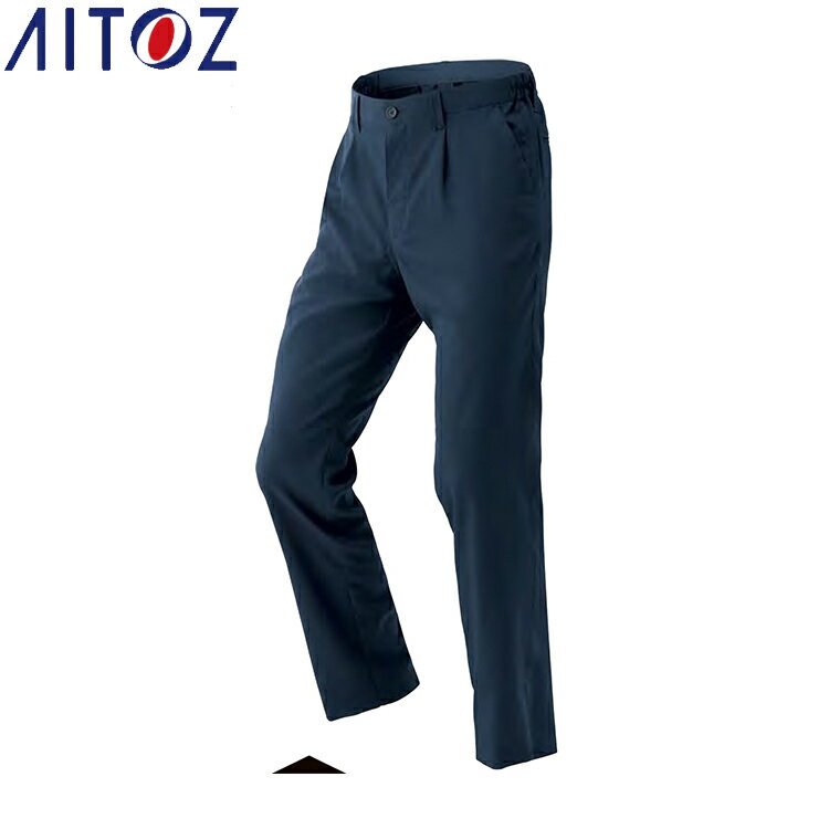 乐天商城 - AITOZ 50504 原着ストレッチシャーリングパンツ（1タック）（男女兼用） 【作業服 作業着 アイトス】