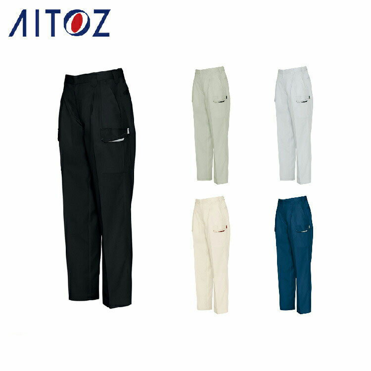 Rakuten - AITOZ 5554 エコ裏綿カーゴパンツ 【作業服 作業着 アイトス】