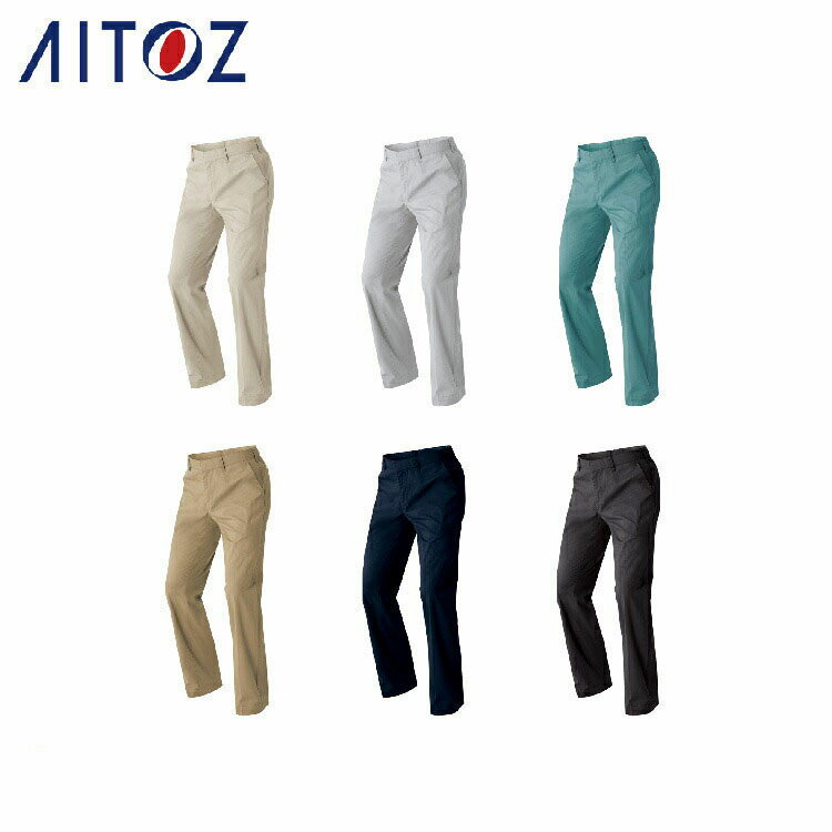 乐天商城 - AITOZ 60750 ワークパンツ（ノータック） 【作業服 作業着 アイトス】