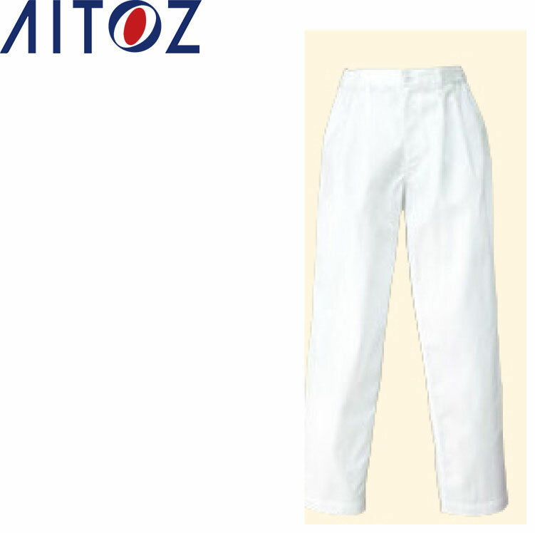乐天商城 - AITOZ HH430 男子白パンツ 【作業服 作業着 アイトス】