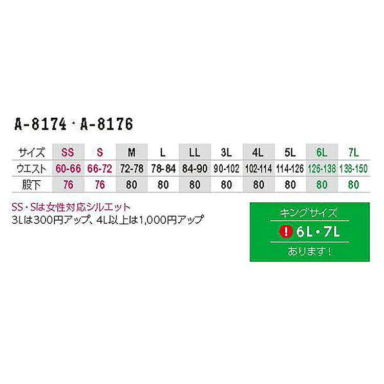 CO-COS コーコス A-8174ワンタックスラックス（シャーリング） ワークウェア 作業...