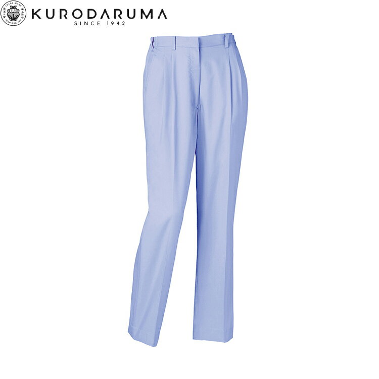 乐天商城 - クロダルマ KURODARUMA 31620 レディーススラックス（ツータック）（脇ゴム） S M L LL EL 4L 作業着 作業服