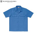クロダルマ KURODARUMA 4000 半袖開衿シャツ S M L LL EL 4L 5L 作業着 作業服