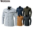 TS DESIGN 5115 長袖シャツ 【 作業服 作業着 ティーエスデザイン 藤和】