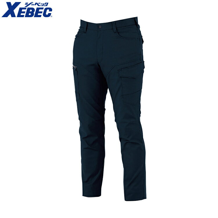Rakuten - XEBEC 1763 エコTCストレッチカーゴパンツ 小さめサイズ 普通サイズ 【 作業服 作業着 ジーベック】