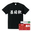 蟇目駅 (ひきめえき) オリジナル プリント Tシャツ 書道 習字 【 駅名・鉄道 】 メンズ レディース キッズ S M L LL XL XXL 120 130 140 150 G-S G-M G-L 【 漢字Tシャツ おもしろtシャツ 誕生日 クリスマス バレンタイン ギフト 等 】