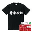 静中の動 (せいちゅうのどう) オリジナル プリント Tシャツ 書道 習字 【 剣道 】 メンズ レディース キッズ S M L LL XL XXL 120 1...