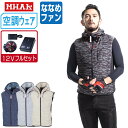 【インボイス対応可】 空調風神服 (12V フルセット ななめファン) MHAK 大川被服 ベストポリエステル100% 00100 涼しい 作業服 春夏 空調ウ...