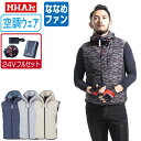 【インボイス対応可】 空調風神服 (24V フルセット ななめファン) MHAK 大川被服 ベストポリエステル100% 00100 涼しい 作業服 春夏 空調ウ...