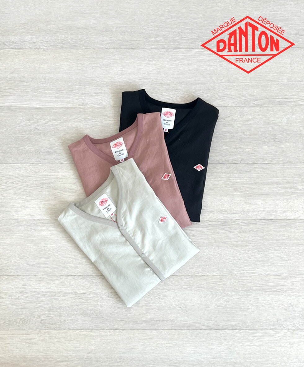 Rakuten - 【送料無料】【正規取扱店】DANTON メンズ シャツカーディガン ダントン 春夏 ライトアウター リネン混 羽織り 軽量 シワになりにくい ドットボタン おしゃれ シンプル カジュアル