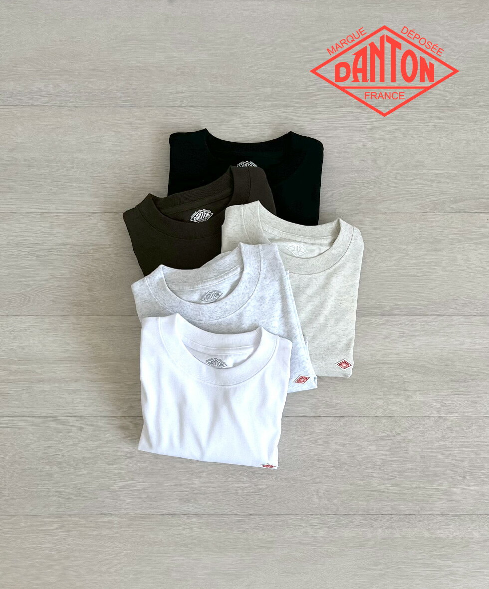 Rakuten - DANTON LONG SLEEVE T-SHIRT PLAIN ダントン ロングスリーブTシャツ 長袖Tシャツ 無地 ロンT シンプル デイリーウェア ユニセックス