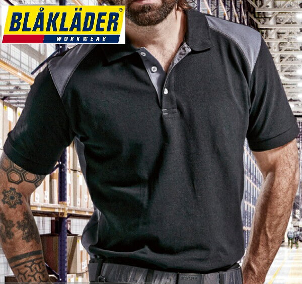 樂天商城 - 3324-1050　BLAKLADER　半袖ポロシャツ　（XS〜XXL）
