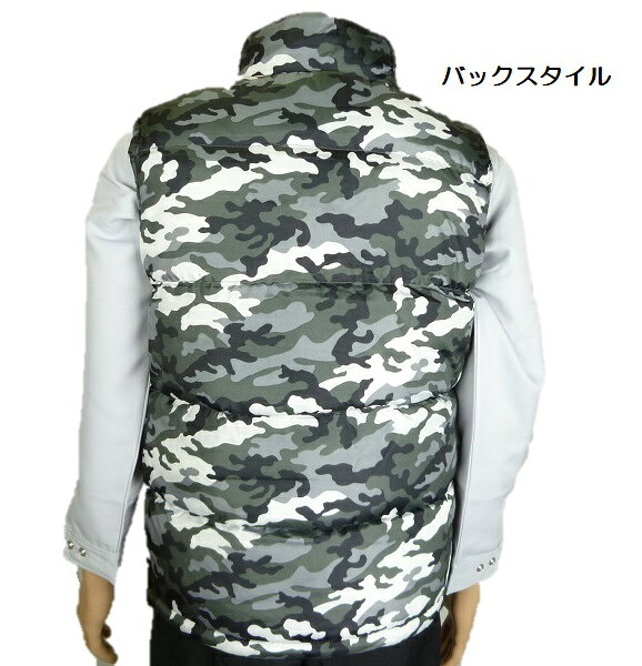 在庫処分セール品　迷彩防寒ベスト　（M〜LL）