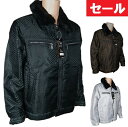 在庫処分セール品 シンメン 8330 ジャガード中綿ブルゾン (M〜4L)