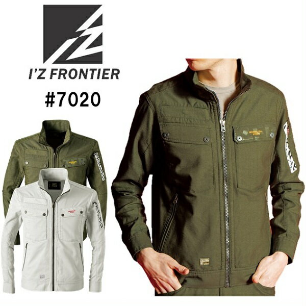 樂天商城 - アイズフロンティア（I’ZFRONTIER）　＃7020　ドライストレッチ3Dドビーワークジャケット（S〜4L）