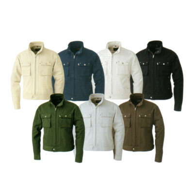 寅壱 作業服 在庫処分3942-554 ライダース ジャケット M ～ 3L 綿100% 日本製生地 ルーズシルエット