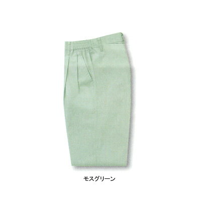サンエス IM158 レディースツータックパンツ L・アルペングリーン47 作業着 作業服 パンツ（スラックス）[作業服から事務服まで総アイテム数10万点以上!][綺麗で丁寧な刺しゅう職人の店]