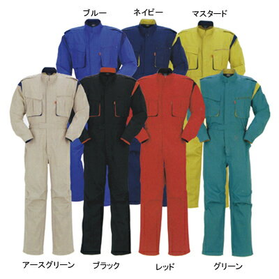 作業着 作業服 DON 990 ツナギ服つなぎ 5L～B3Lおしゃれ　オシャレ [作業服から事務服まで総アイテム数10万点以上!][綺麗で丁寧な刺しゅう職人の店]