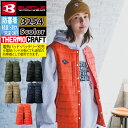 バートル BURTLE 作業服 作業着 防寒着 3254 ダウンベスト XXL TC500サーモクラフト電熱パッド対応 メンズ レディース ユニセックス ストレ...