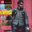 バートル BURTLE 作業服 作業着 防寒着 5040 防寒ジャケット XXL TC500サーモクラフト電熱パッド対応 メンズ レディース ユニセックス スト...